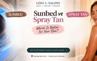 Sunbed vs Spray Tan