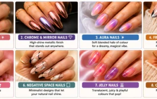 2026 trendy nail designs and manicure styles in Uxbridge beauty salon